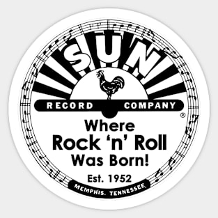 Sun Record Company Sticker